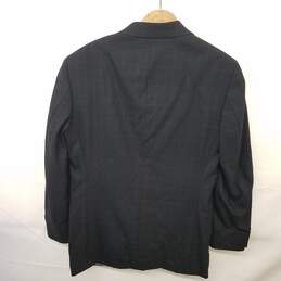 Oscar de la Renta Profile Black Wool Cashmere Blend Blazer Men's Size 38R alternative image