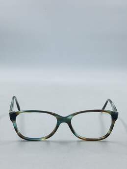 Tiffany & Co. Blue Tortoise Browline Eyeglasses alternative image