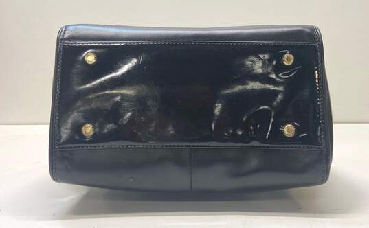 Ted Baker Petra Crystal Bow Leather Small Satchel Black image number 4