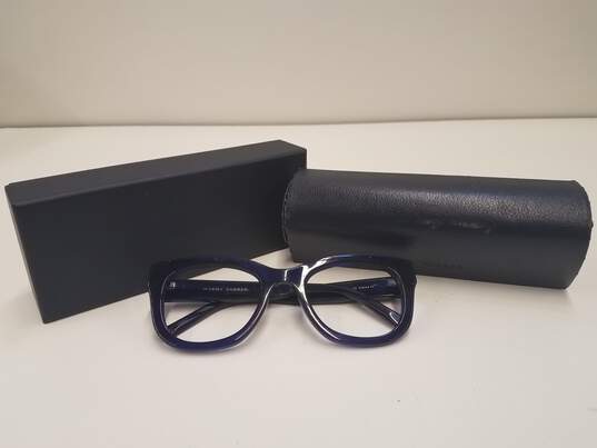 Warby Parker Gemma Blue Oversized Eyeglasses Rx image number 1