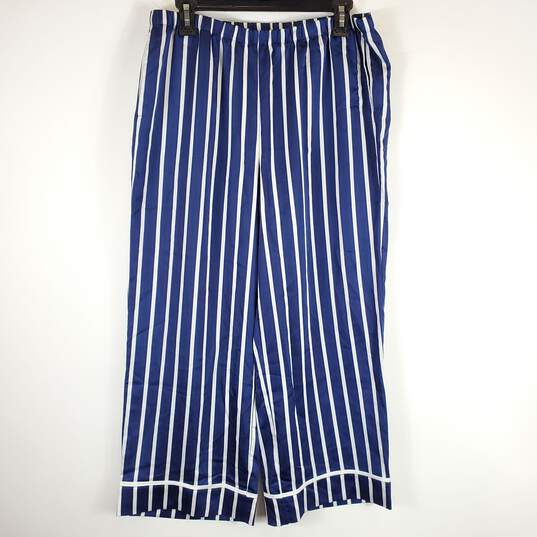 Kate Spade Women Blue Striped Pajamas 2 Pc Set Sz 1 image number 7