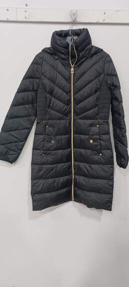 Women’s Michael Kors Pocketed Zippered Removable Hood Puffer Winter Jacket Sz S