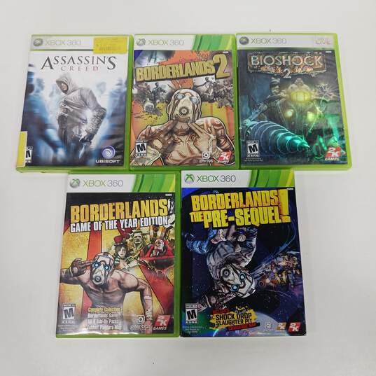 Bundle of 5 Assorted Xbox 360 Video Games image number 2