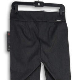 NWT Womens Gray Tummy Control Panel Pull-On Straight Cut Trouser Pants Sz 6