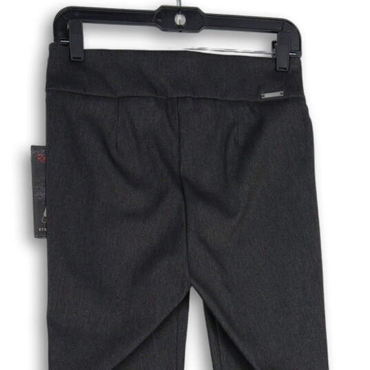 NWT Womens Gray Tummy Control Panel Pull-On Straight Cut Trouser Pants Sz 6 image number 1