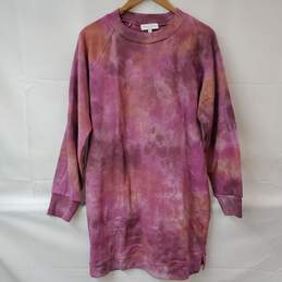 Michael Stars Purple Tie Dye Long Sweatshirt Women's S NWT