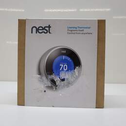 Nest Learning Thermostat T200577 -Untested For Parts/Repair
