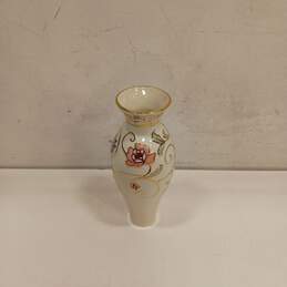 Lenox Gilded Garden Floral Vase Multicolor Ivory Gold Trim