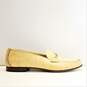 Escada Embossed Loafer Women's Sz 10 Yellow image number 2