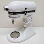 VTG. KitchenAid Untested P/R* KSM75WH1 Classic Plus Gloss White Countertop Mixer image number 1