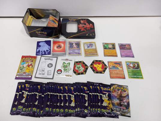 Lot of Pokémon cards in Metal Boxes image number 2
