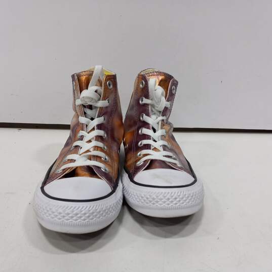 Converse Unisex 157619C Metallic Wash All Star Hi-Top Sneakers Size M6/W8 image number 1
