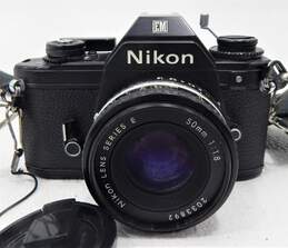 Nikon Em SLR 35mm Film Camera with 50mm Lens & Case alternative image