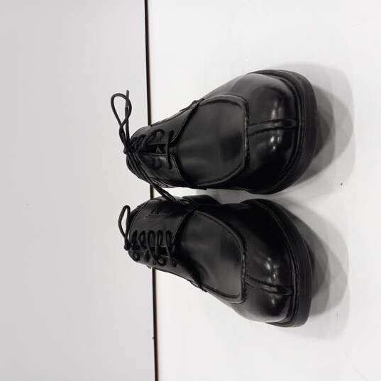 Men's Black 'Merrick 001' Leather Oxford Shoes Size 10.5 D image number 2