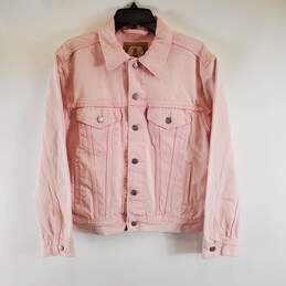Levi's Women Pink Denim Jacket M NWT