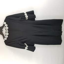 Talbots Women Black Sheath Dress  6 alternative image