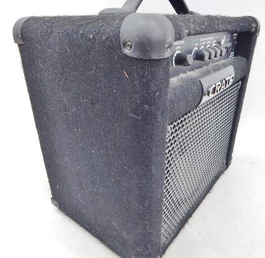 Crate Brand BT15 Model 15-Watt Electric Bass Guitar Amplifier w/ Power Cable image number 3