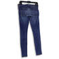 Womens Blue Denim Medium Wash 5 Pocket Design Skinny Leg Jeans Size 29 image number 2