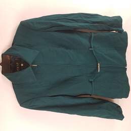 Exte Jeans Vintage Women Emerald Green Collared Belted Jacket XS