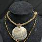 4 pc Gold Colored Necklace and Bracelet Bundle image number 4