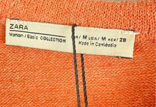 Zara Orange Long Sleeve - Size Medium image number 3
