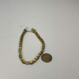 Designer Joan Rivers Gold-Tone Multicolor Crystal Cut Stone Chain Bracelet alternative image