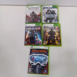 Bundle of 5 Assorted Microsoft Xbox 360 Video Game alternative image