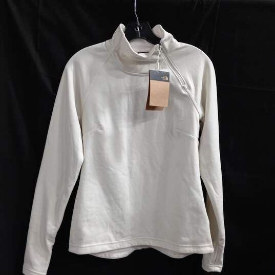 The North Face White Sweatshirt Women's Size PS-NWT image number 1