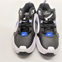 Air Monarch IV Athletic Workout Shoes in Black/White/Royal Blue - Men's 7 alternative image