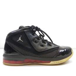 Nike Air Jordan 16.5 Team Black, Varsity Red Sneakers 375387-001 Size 10.5