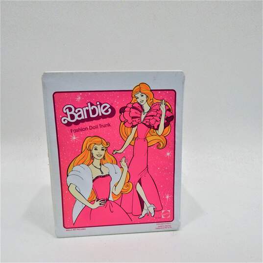 Vintage 1982 Mattel Barbie Fashion Doll Trunk Travel Case image number 1
