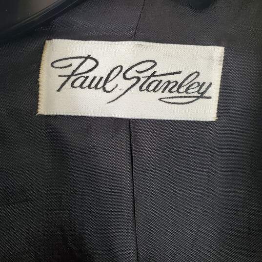 Paul Stanley Women Black/White Plaid Blazer Sz XL image number 2