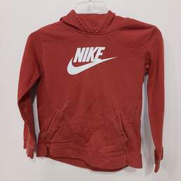 Nike Faded Red Hoodie Size XL