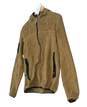 Sherpa Men's Brown Long Sleeve Zipped Pockets Full Zip Hoodie Size Large image number 3