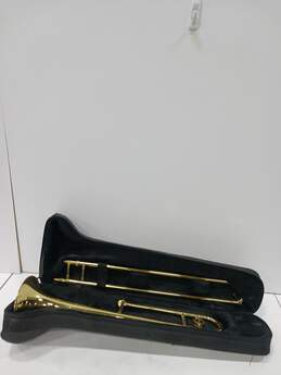 Mendini by Cecilio Brass Trombone w/Soft Carrying Case