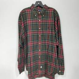 Men's Ralph Lauren Plaid Button-Up Long-Sleeve Shirt Sz XL