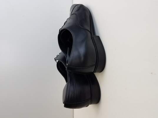 Salvatore Ferragamo Black Cap Toe Oxford Dress Shoe Size 10 Authenticated image number 4
