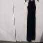 David's Bridal Women's Michaelangelo Rouched Sheer Sequin Chiffon Dress Size 2 image number 2
