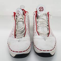 AUNTHENTICATED COA Nike Jordan 23 Low White Varsity Red Men's Sneakers Size 10.5-323405-161 alternative image