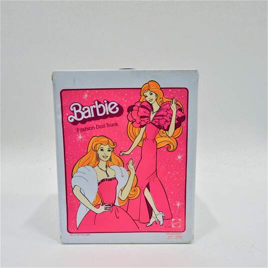 Vintage 1982 Mattel Barbie Fashion Doll Trunk Travel Case image number 2