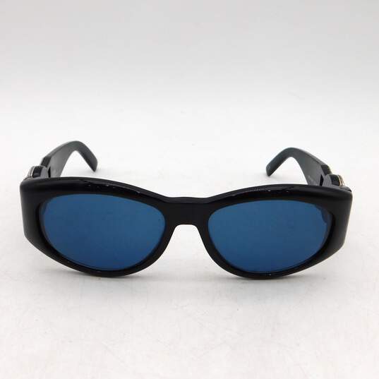Gianni Versace Black Silver Medusa Sunglasses image number 11