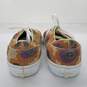 Vans Off The Wall Women's Floral Print Orange/Tan Sneakers Size 8 image number 3