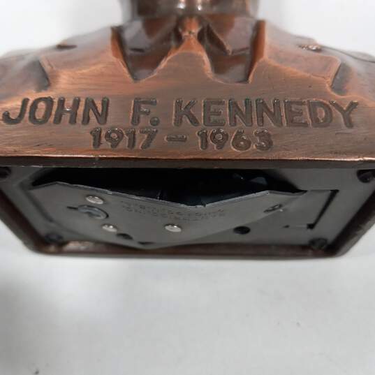 Vintage John F. Kennedy Copper Head Piggy Bank-No Key image number 6