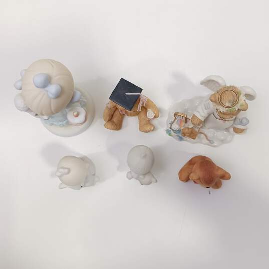 6PC Assorted Precious Moments & Cherished Teddies Figurines image number 5