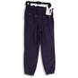 NWT Womens Blue Elastic Waist Solstice Pull-On Jogger Pants Size Small image number 2