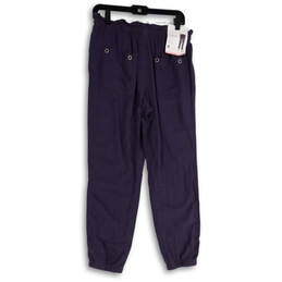 NWT Womens Blue Elastic Waist Solstice Pull-On Jogger Pants Size Small alternative image