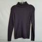 Vintage Pendleton dark purple wool turtleneck sweater women's 38 made in USA image number 1