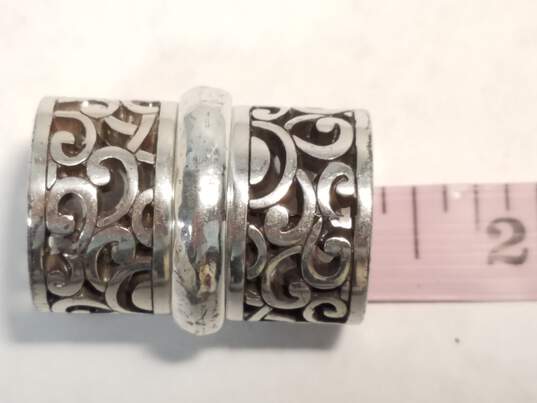 Sterling Silver 31.4mm Sz 6 3/4 Ring image number 5