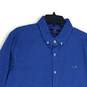 Vineyard Vines Mens Blue Gingham Long Sleeve Collared Button-Up Shirt Size L image number 3