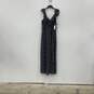 NWT Premier Amour Womens Navy Blue White Back Zip Fit & Flare Dress Size 14 image number 1